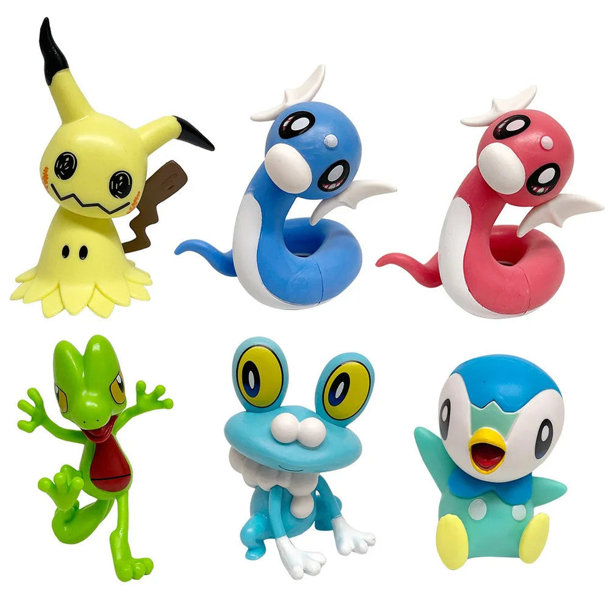 Set of six Pokémon figures