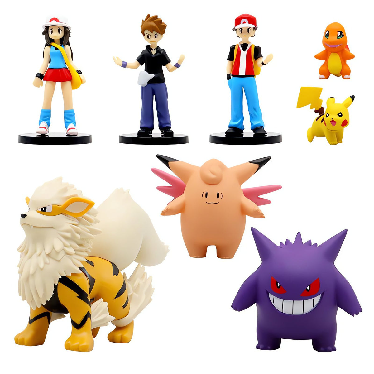 Set of 8 Pokémon figures including Ash and Pikachu – photo 2