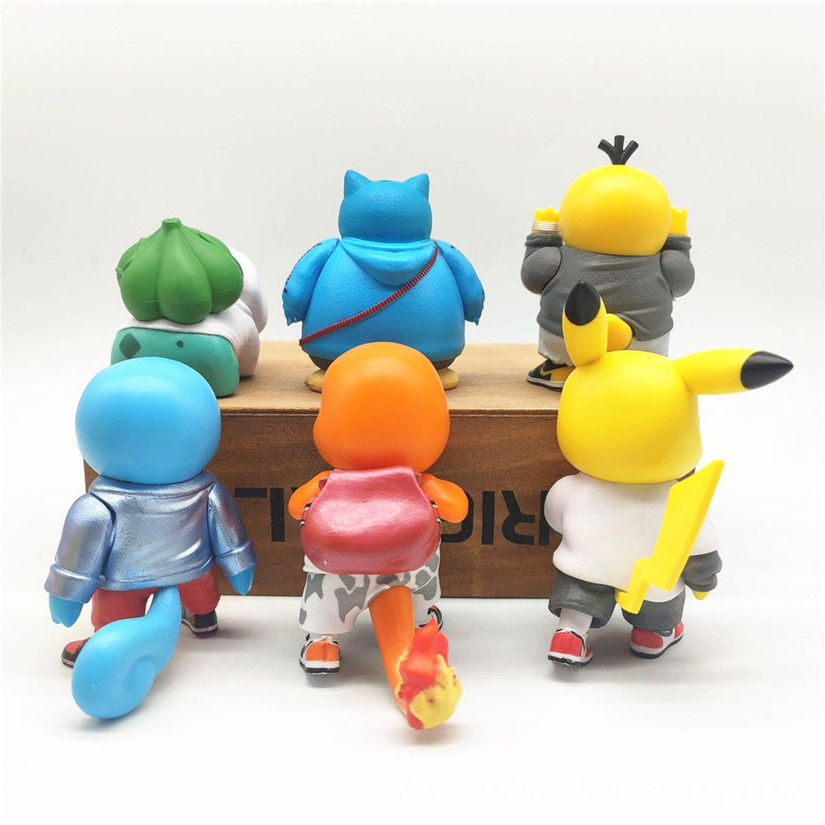 Set of six Pokémon figures in stylish outfits – photo 3