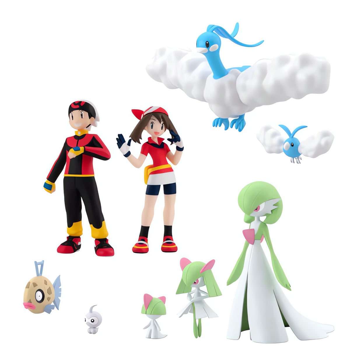Pokémon figure set with trainer and evolution stages – Hoenn Region Set 2