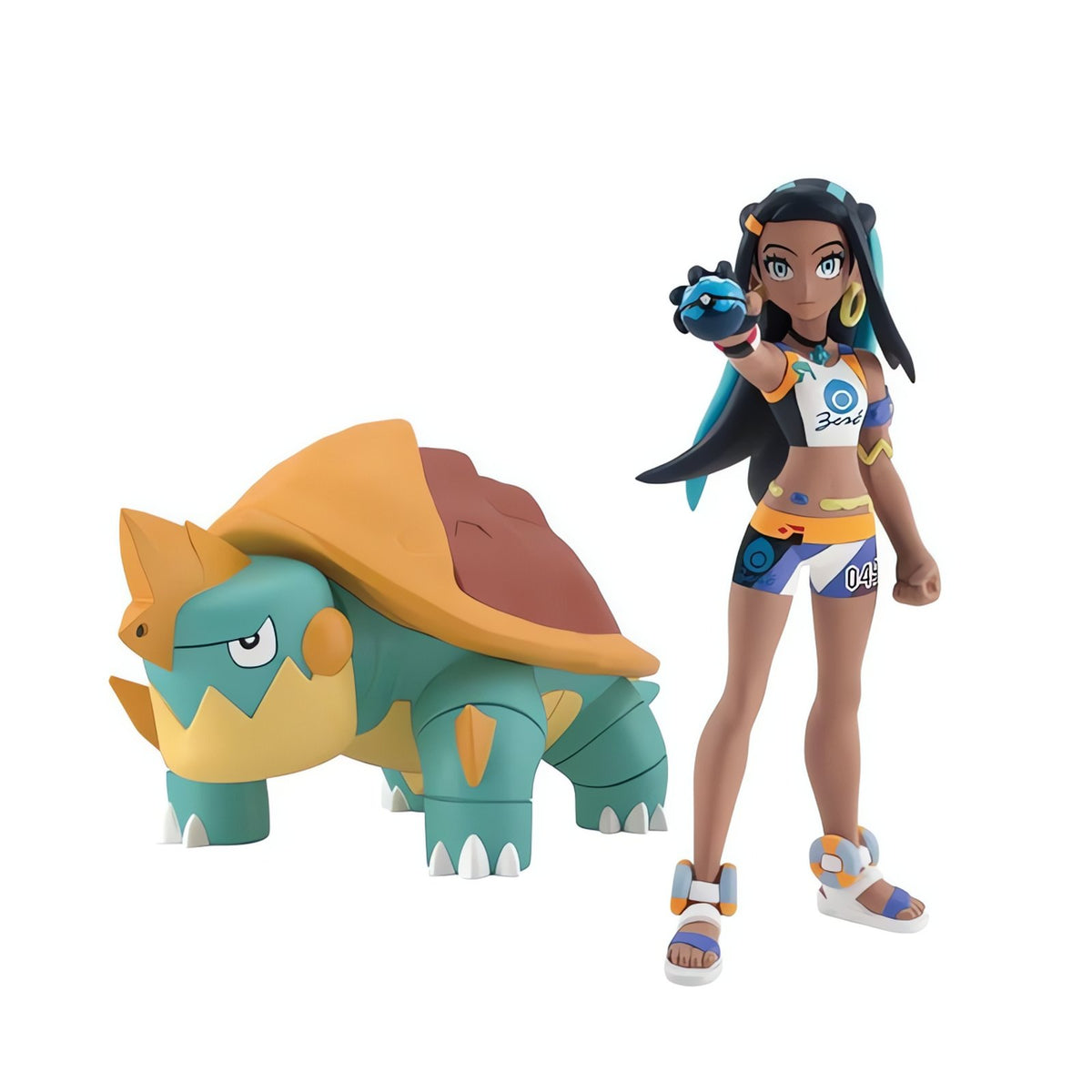 Pokémon figure set with trainer and evolution stages – Limited Nessa