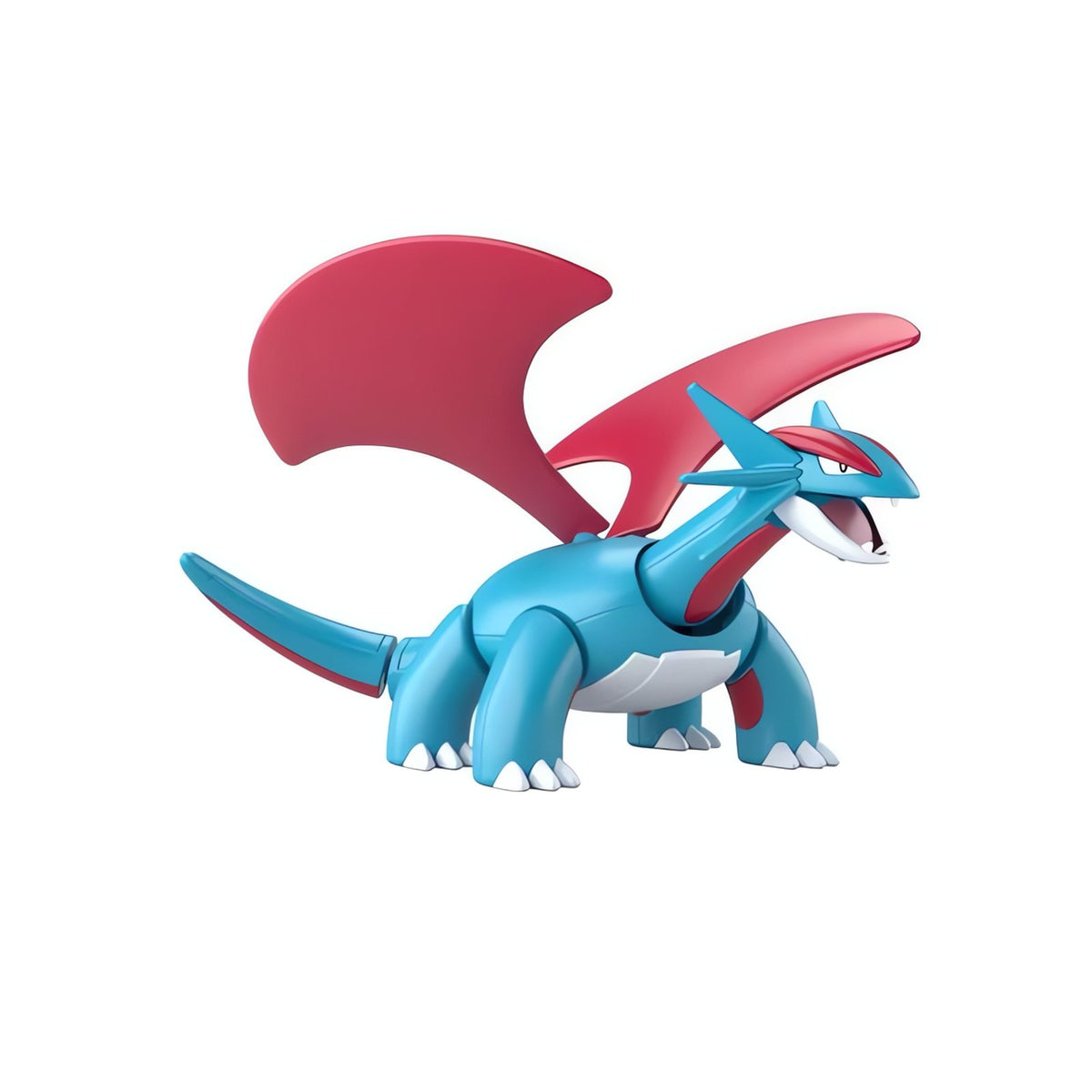 Pokémon figure set with trainer and evolution stages – Poseable Salamence