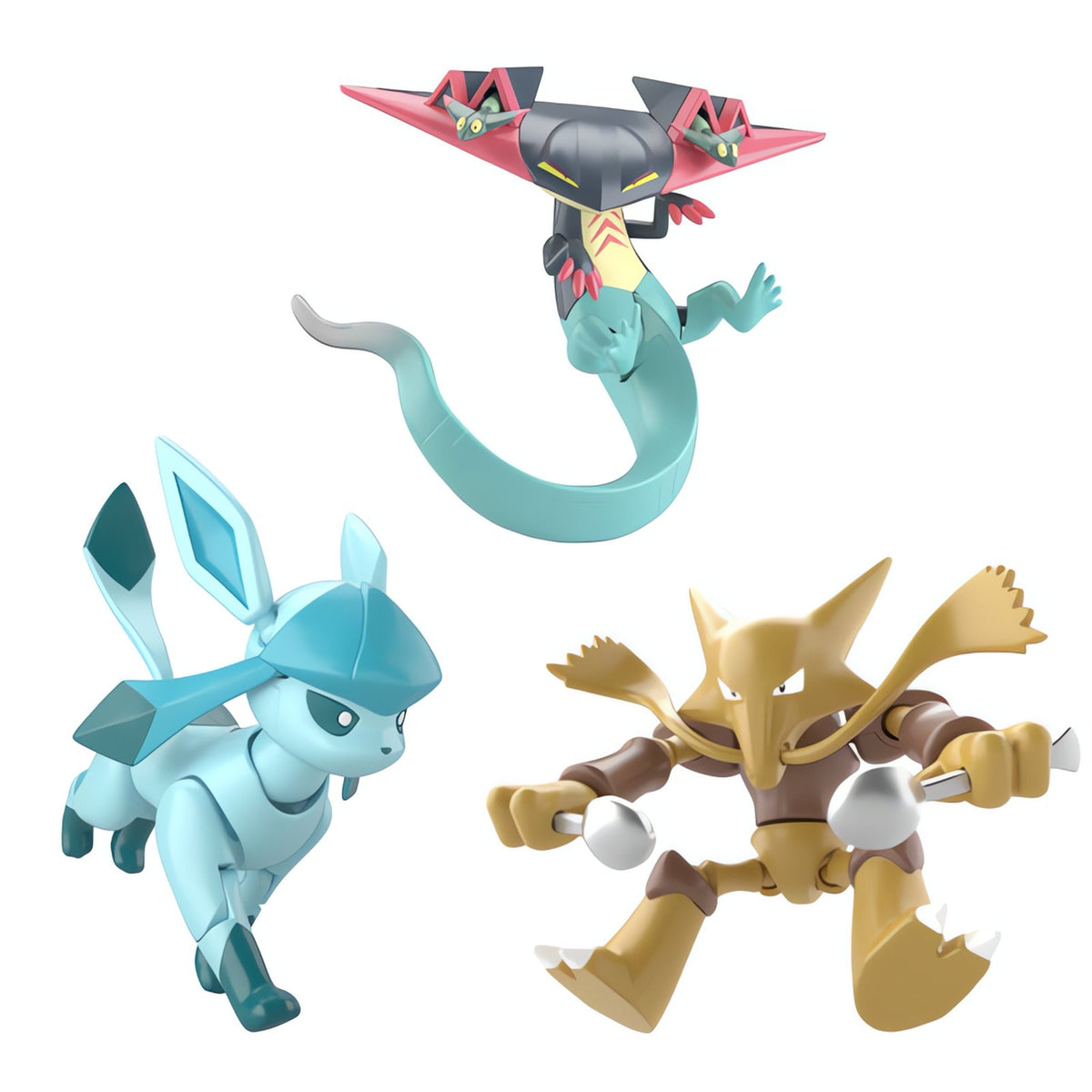 Pokémon figure set with trainer and evolution stages – Set of 3 G A D