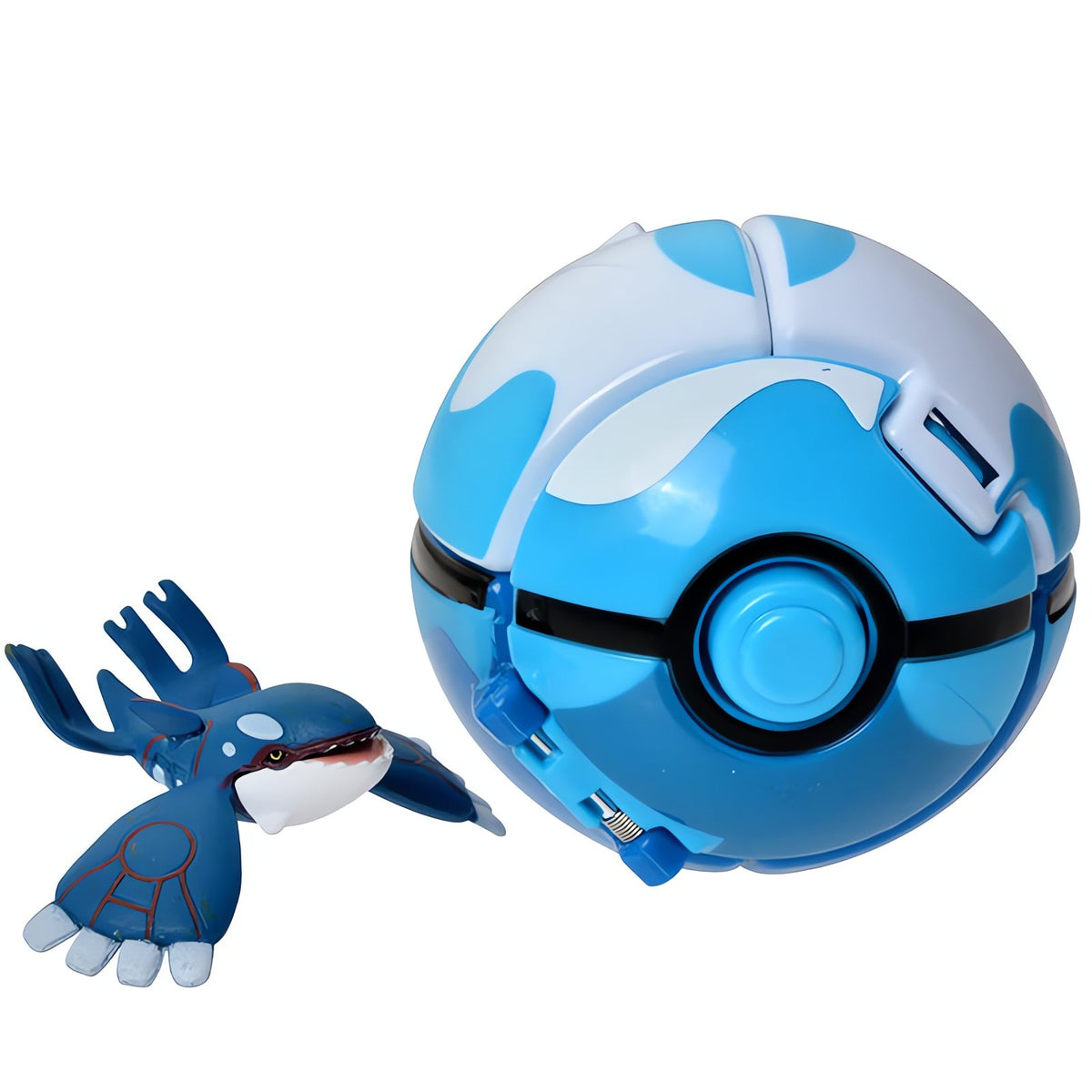 Pokémon figure with matching Poké Ball – Kyogre