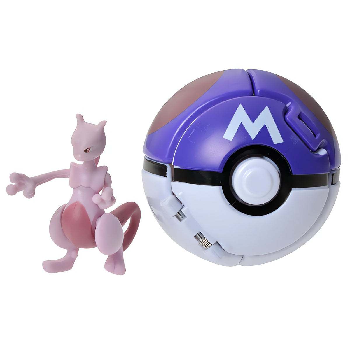 Pokémon figure with matching Poké Ball – Mewtwo