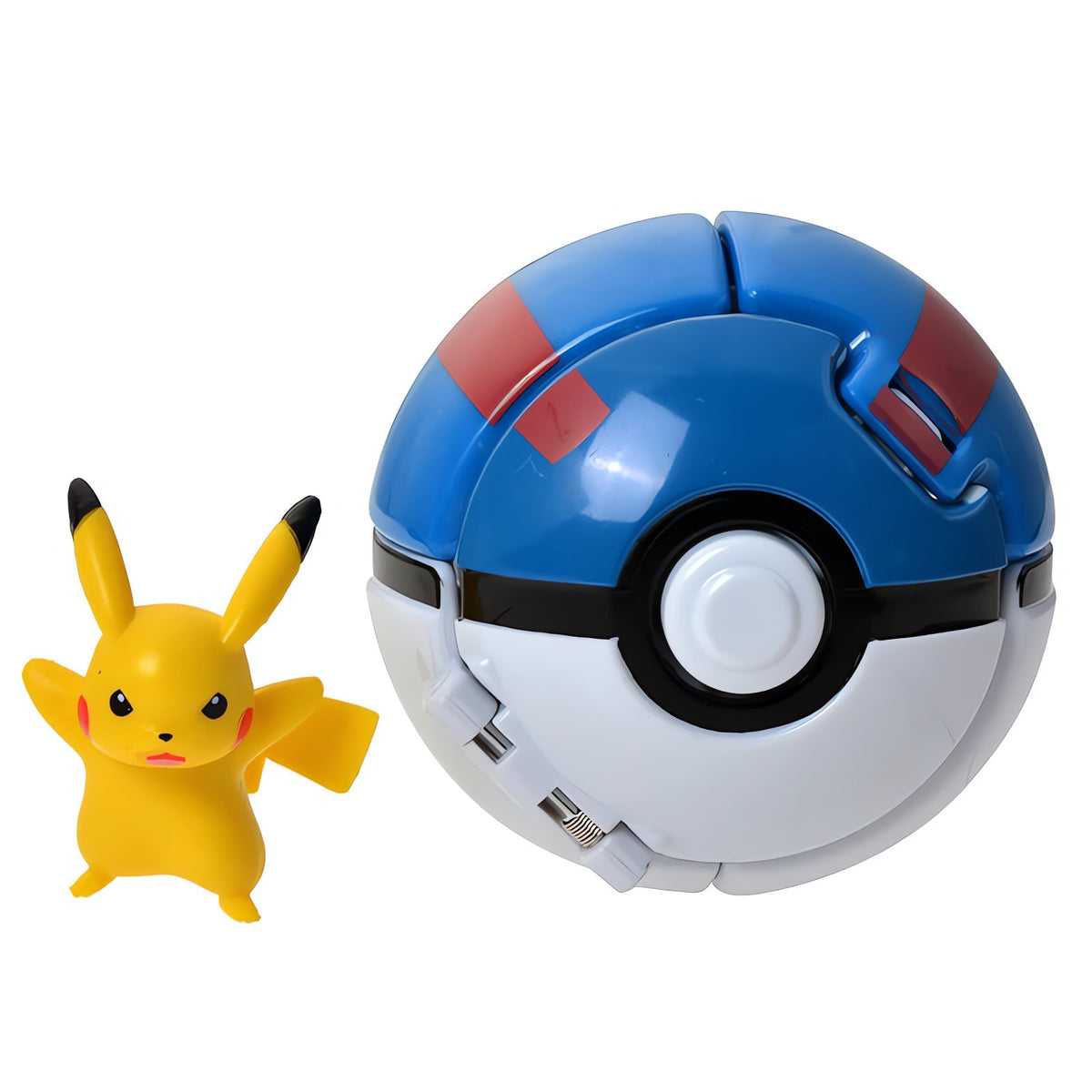 Pokémon figure with matching Poké Ball – Pikachu E