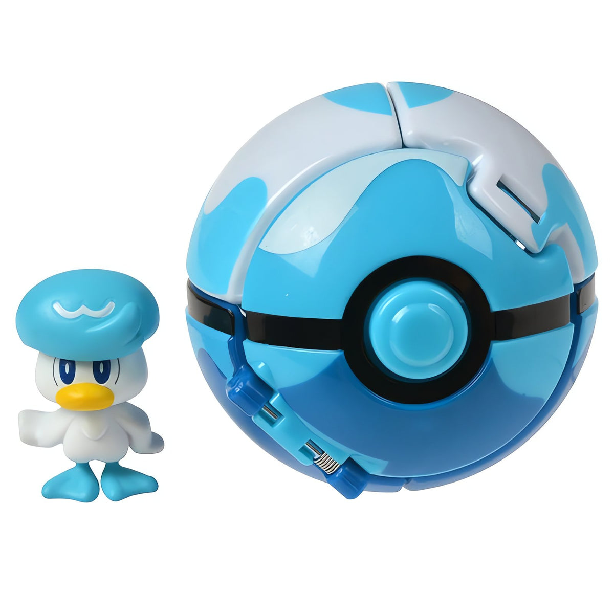 Pokémon figure with matching Poké Ball – Quaxly