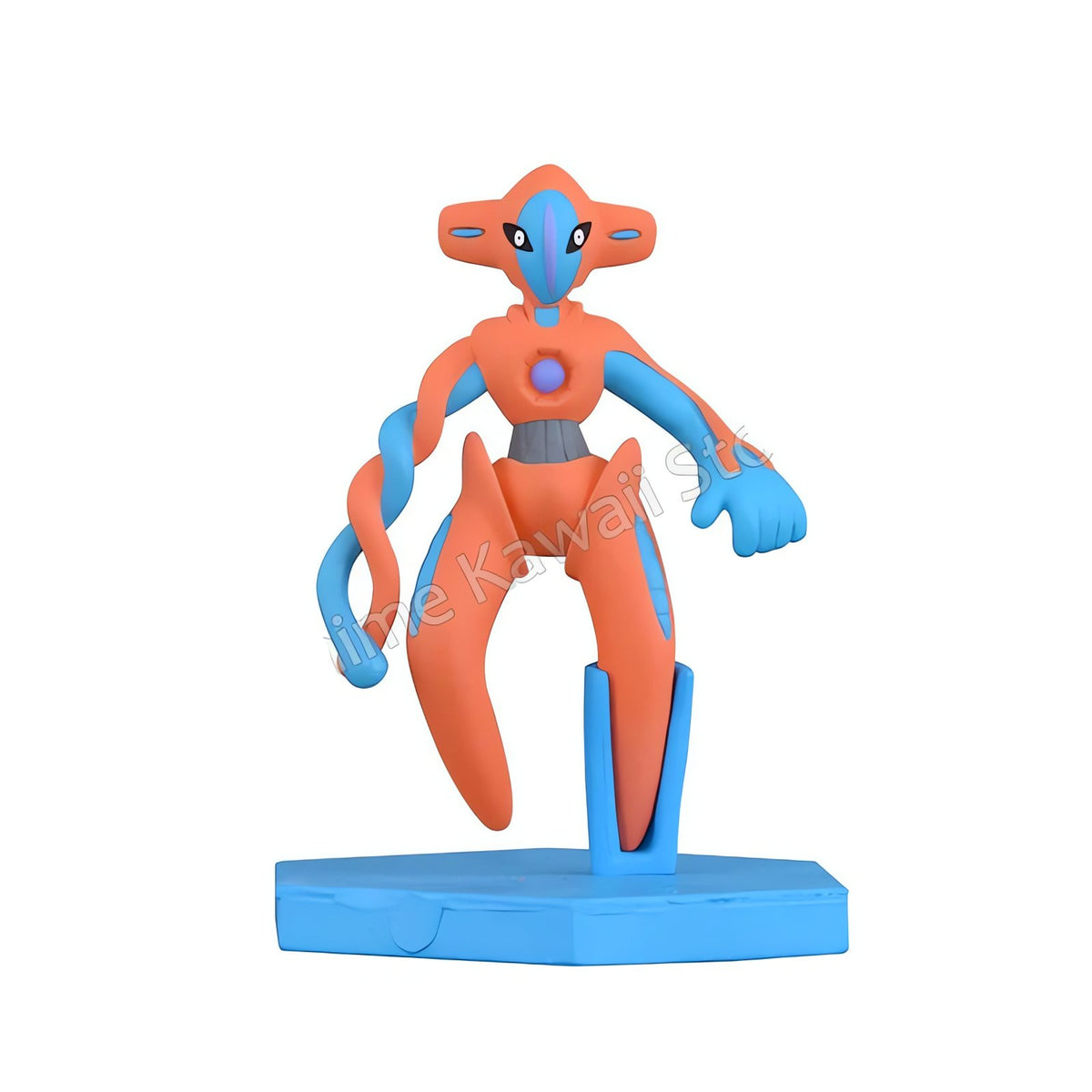Pokémon trainer and Pokémon figures – Deoxys