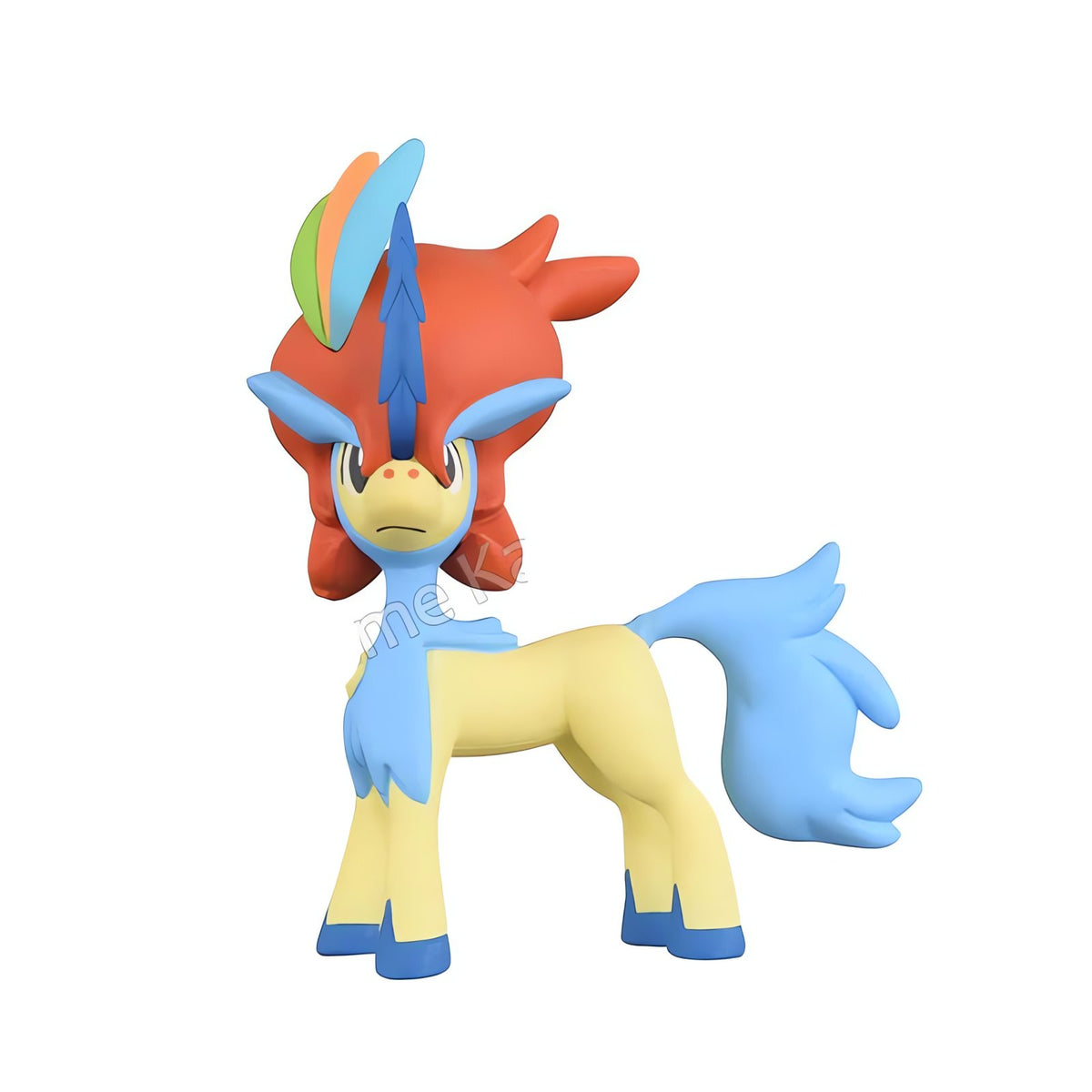 Pokémon trainer and Pokémon figures – Keldeo