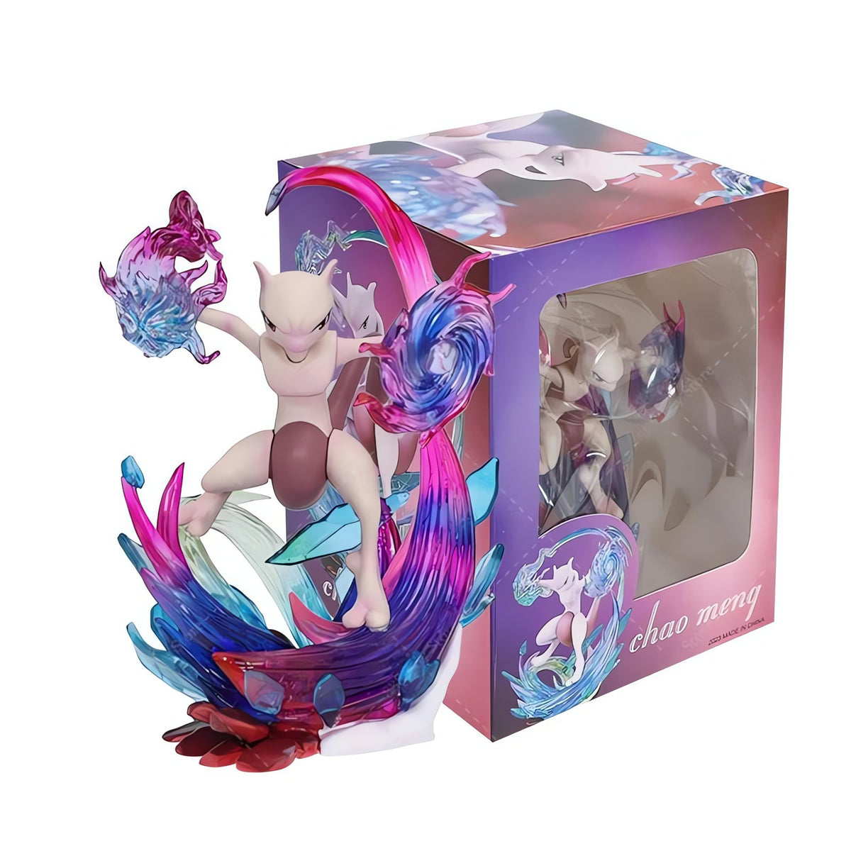 Pokémon figures including Ho-Oh, Lugia and Gengar – Mewtwo B 15cm