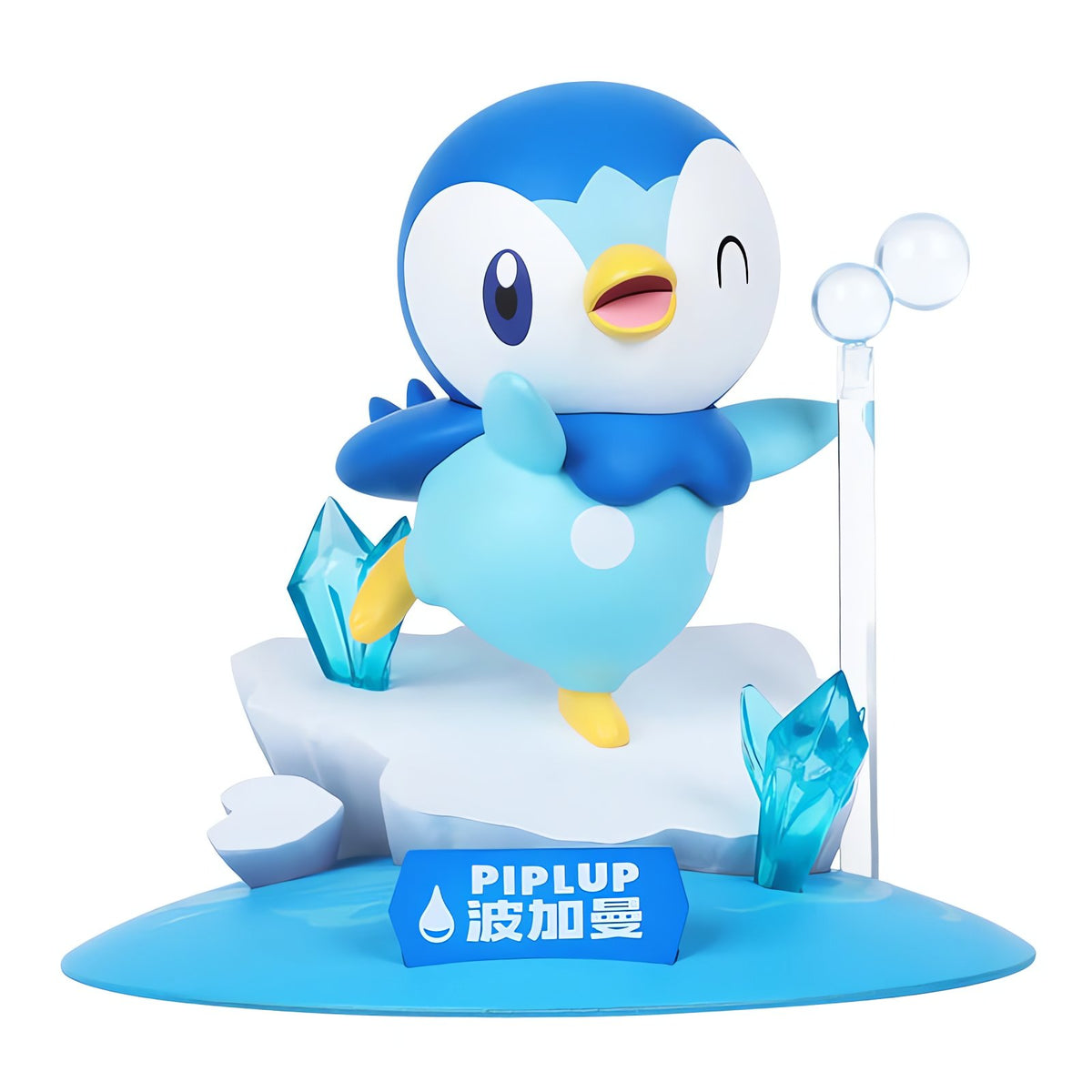 Pokémon figures in a range of designs – Piplup