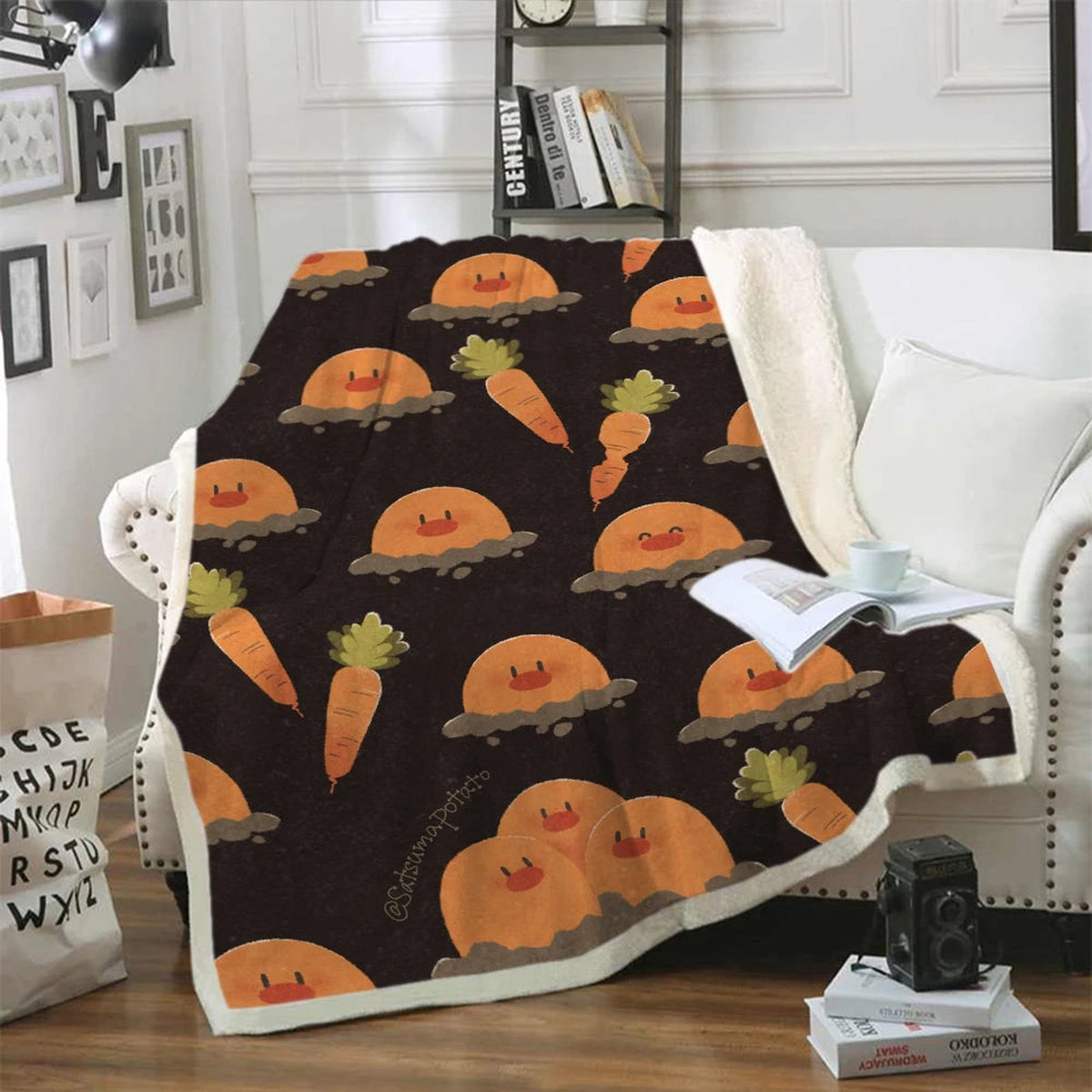 Pokémon flannel blanket with Snorlax design – Diglett