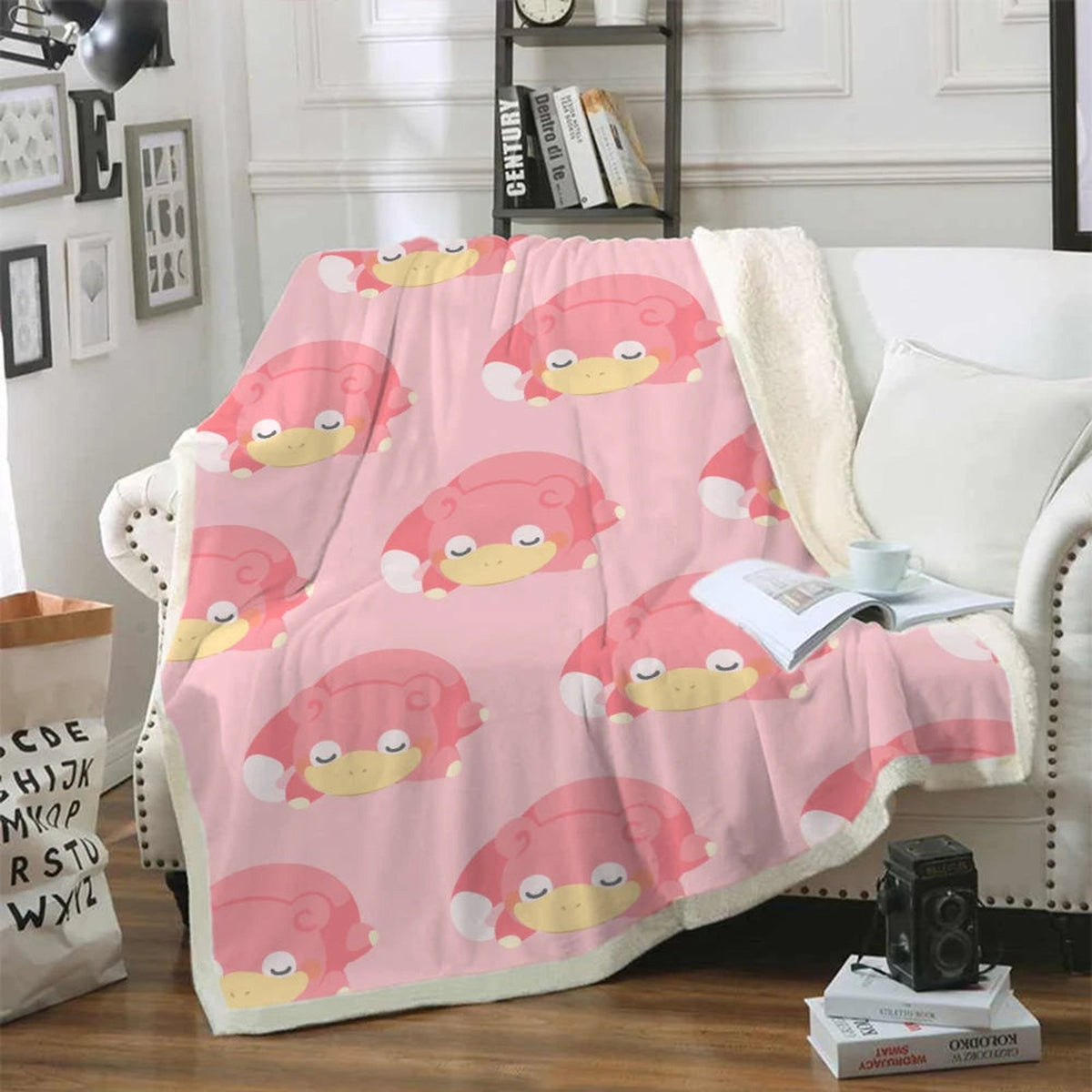 Pokémon flannel blanket with Snorlax design – Slowpoke
