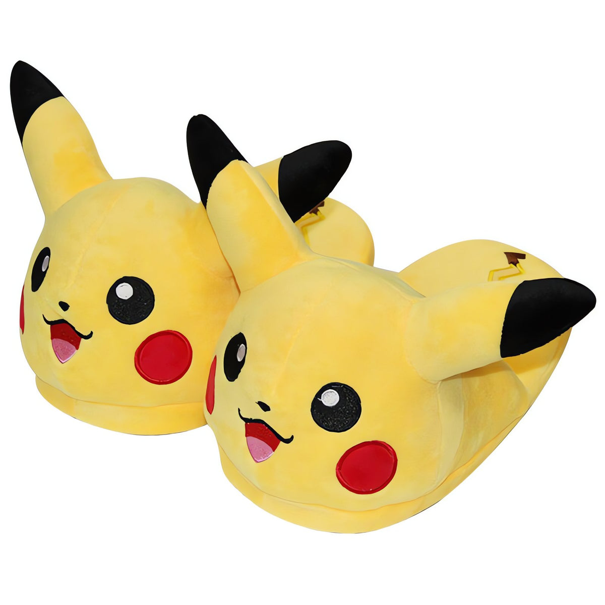 Fluffy Pokémon slippers in various character designs – 4 Pikachu