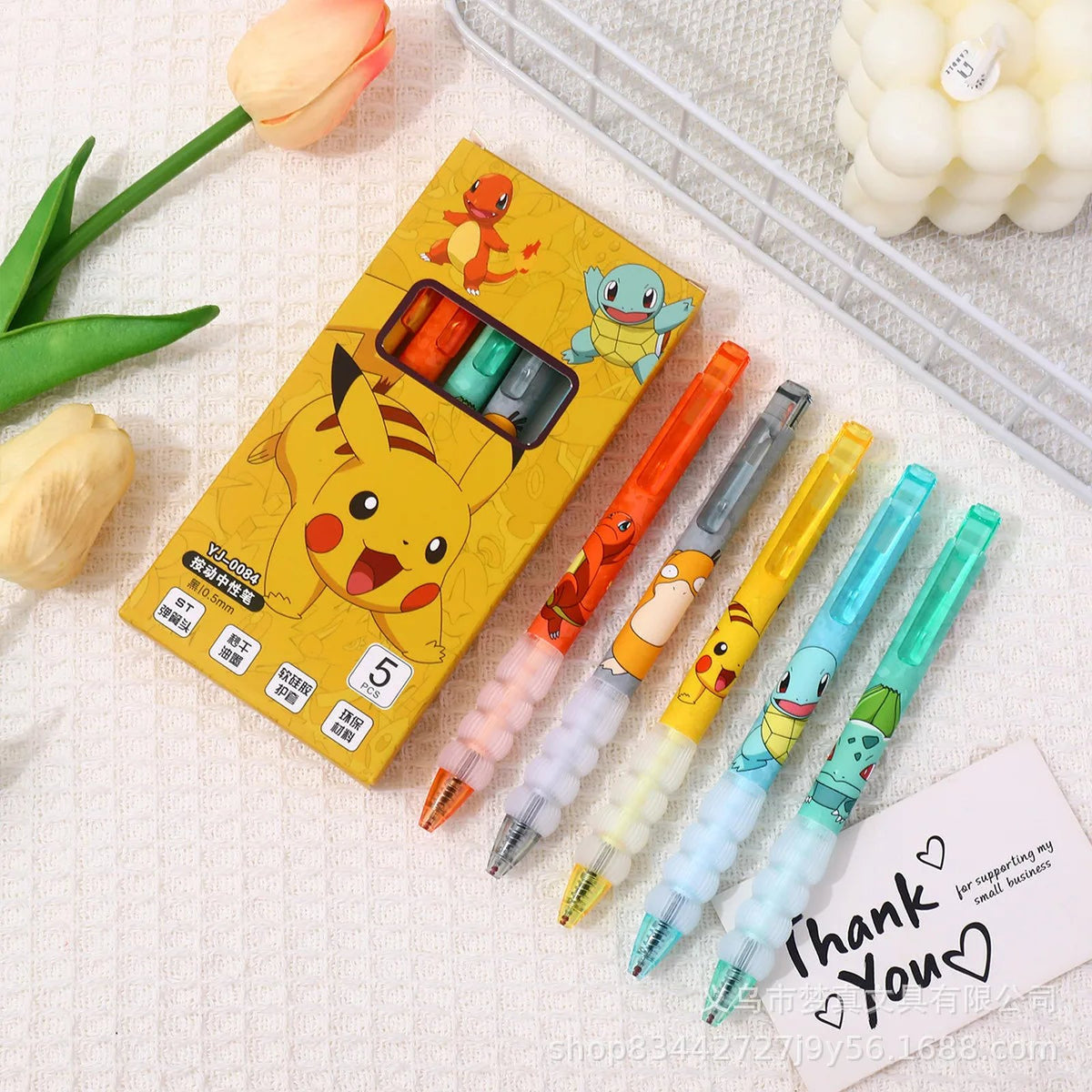 Set of five Pokémon gel pens – photo 7