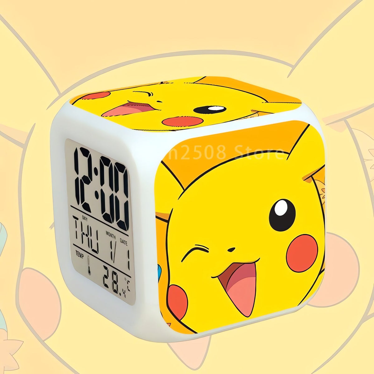 Pokémon GO LED alarm clock cube – photo 7