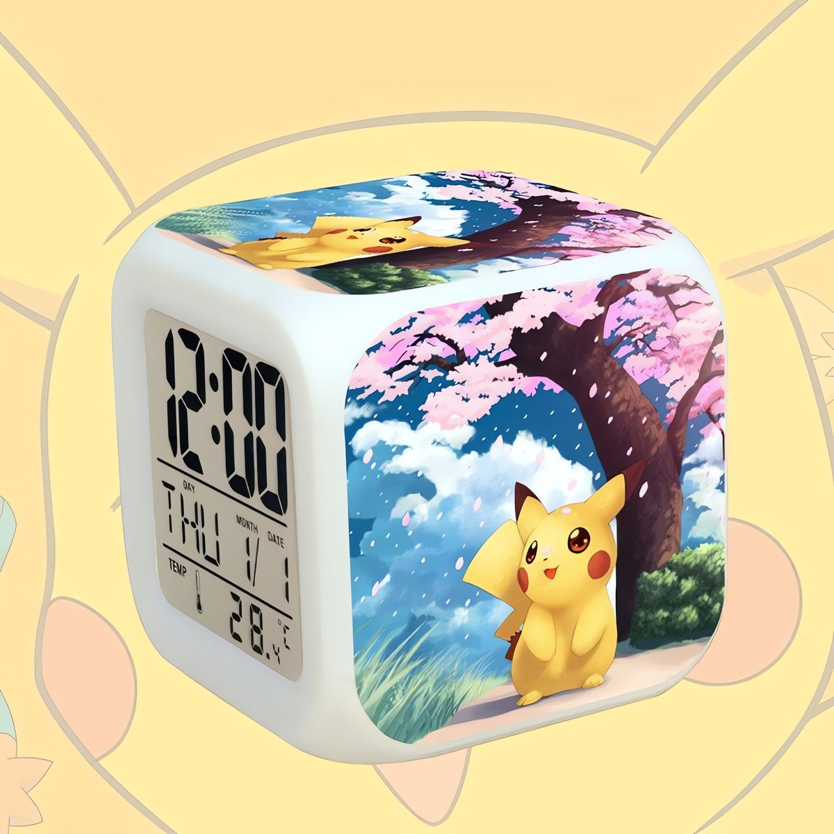 Pokémon GO LED alarm clock cube – Pikachu 28