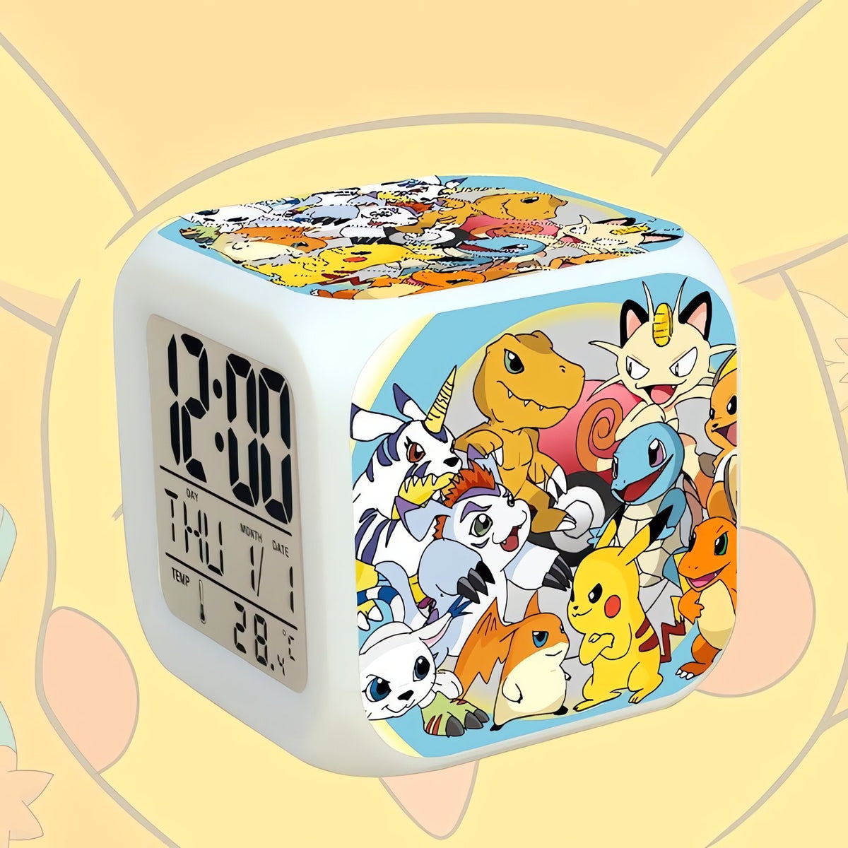 Pokémon GO LED alarm clock cube – Pokémon 11