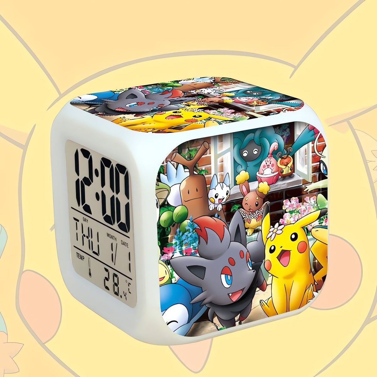 Pokémon GO LED alarm clock cube – Pokémon 15