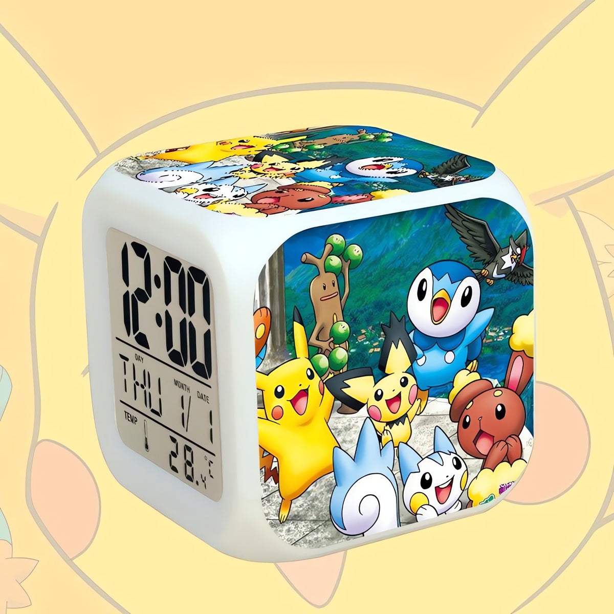 Pokémon GO LED alarm clock cube – Pokémon 19