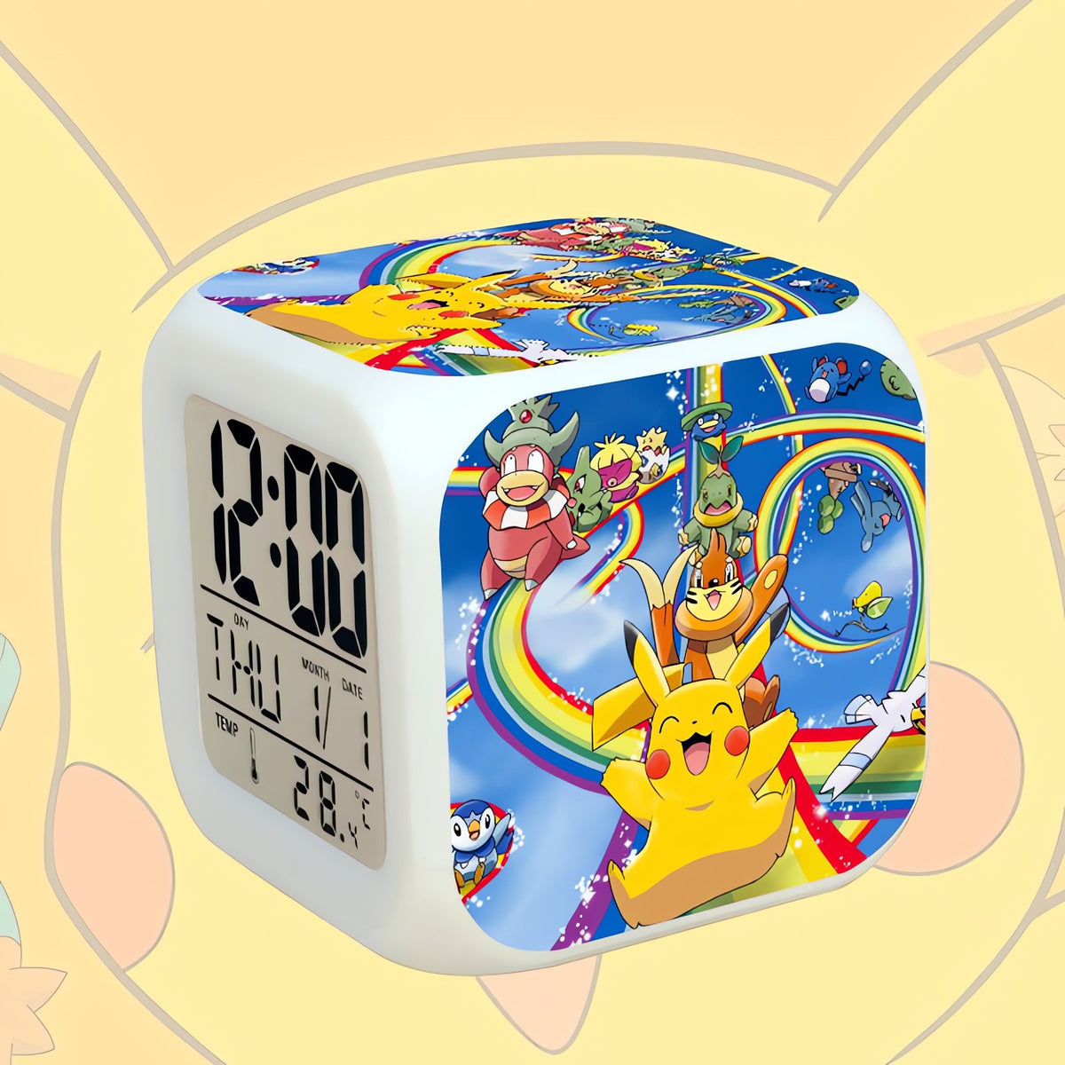 Pokémon GO LED alarm clock cube – Pokémon 29