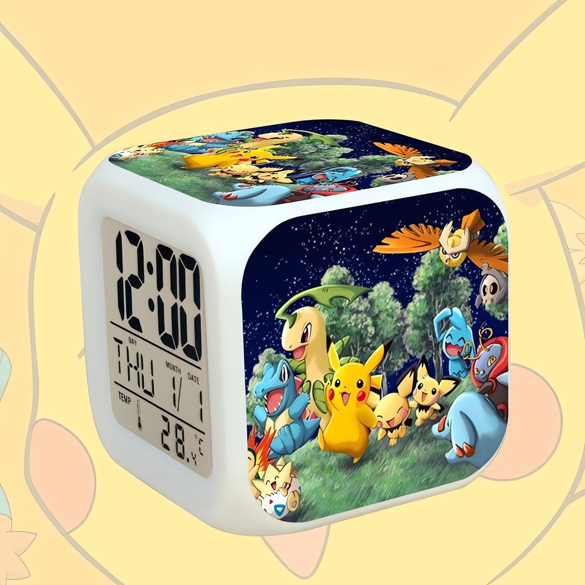 Pokémon GO LED alarm clock cube – Pokémon 31