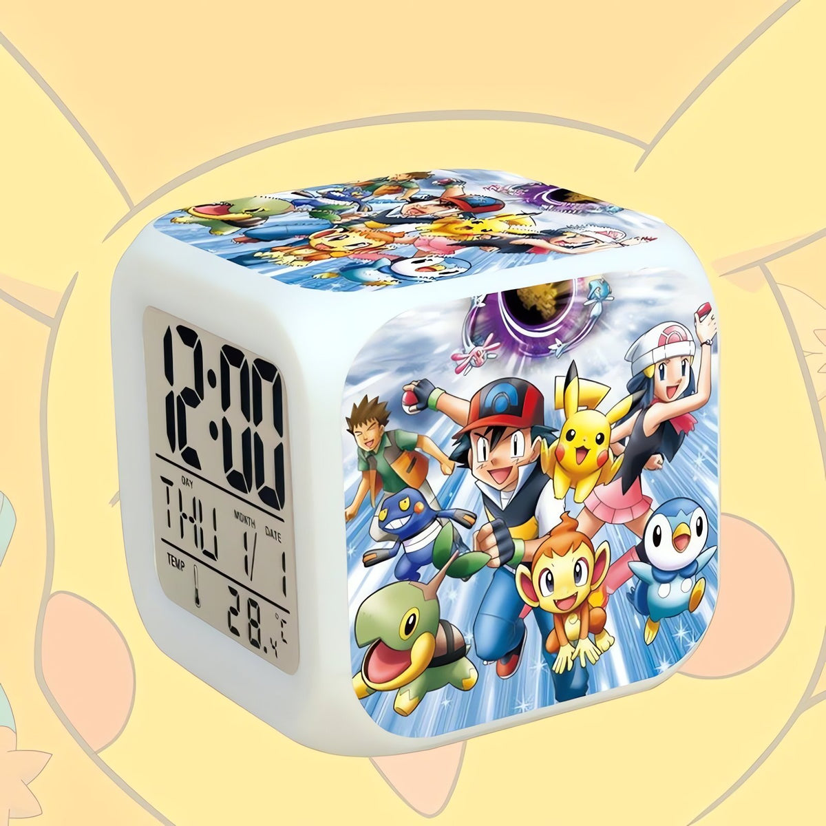 Pokémon GO LED alarm clock cube – Pokémon 33