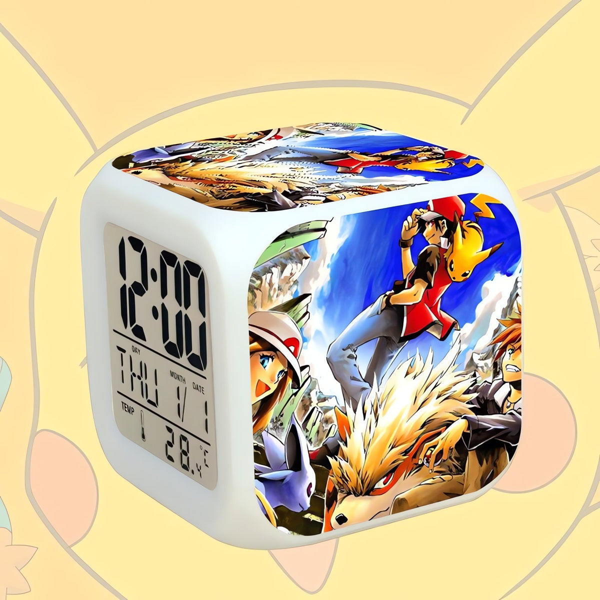 Pokémon GO LED alarm clock cube – Pokémon 6