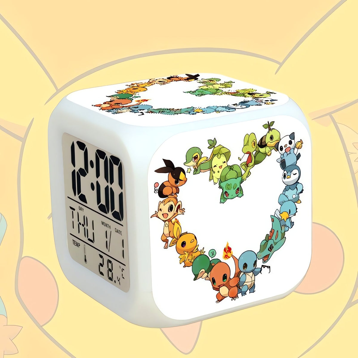 Pokémon GO LED alarm clock cube – Pokémon 7