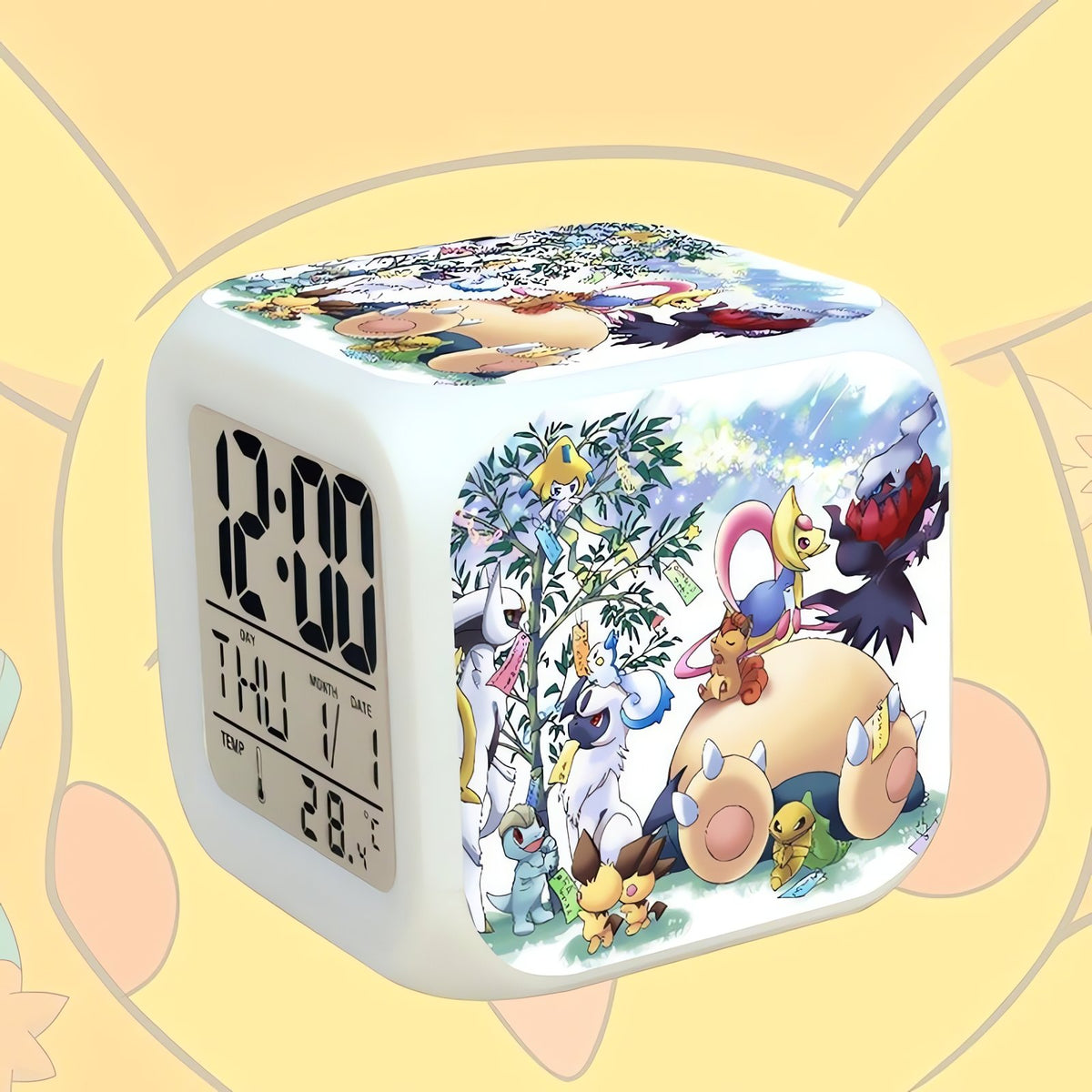 Pokémon GO LED alarm clock cube – Pokémon 8