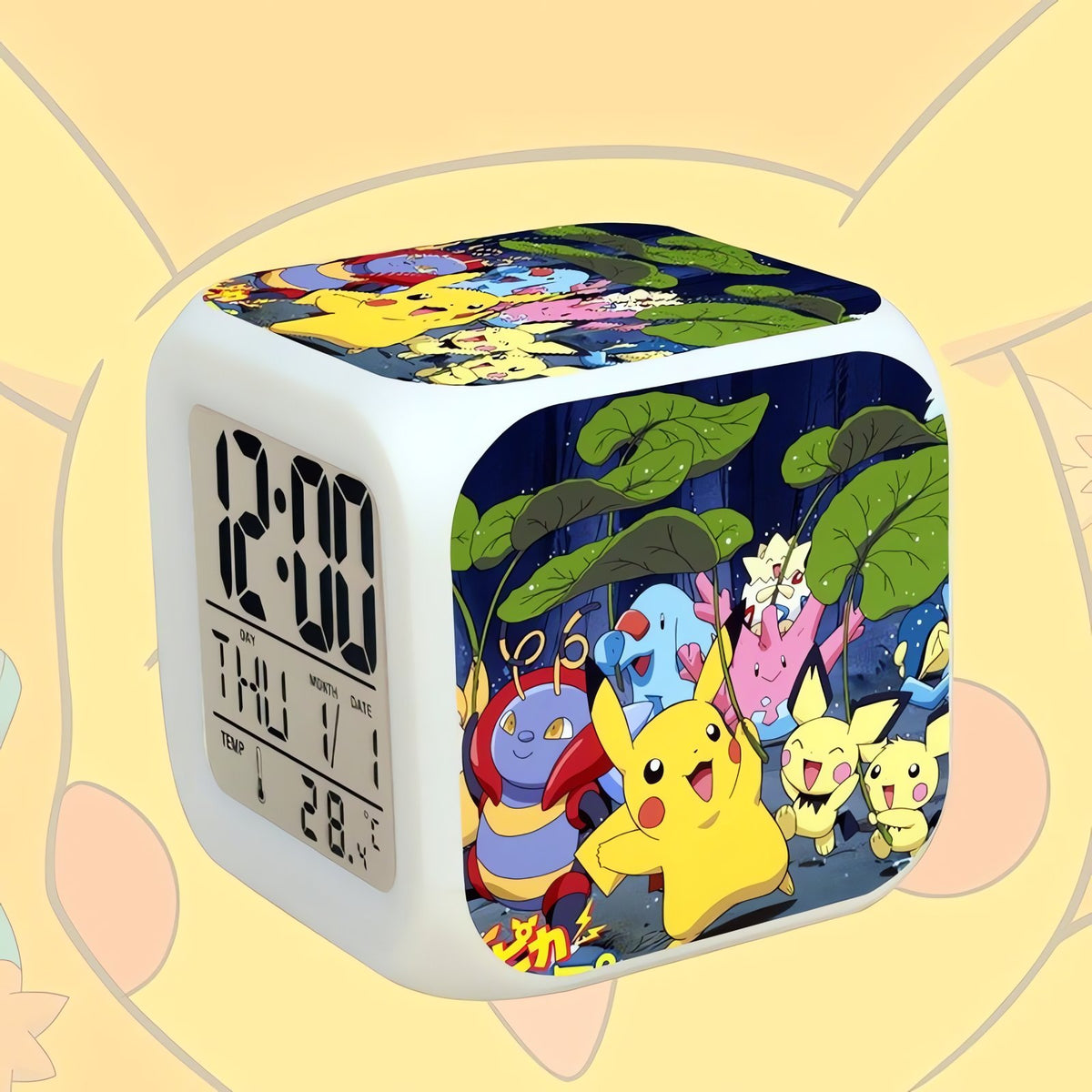 Pokémon GO LED alarm clock cube – Pokémon 9