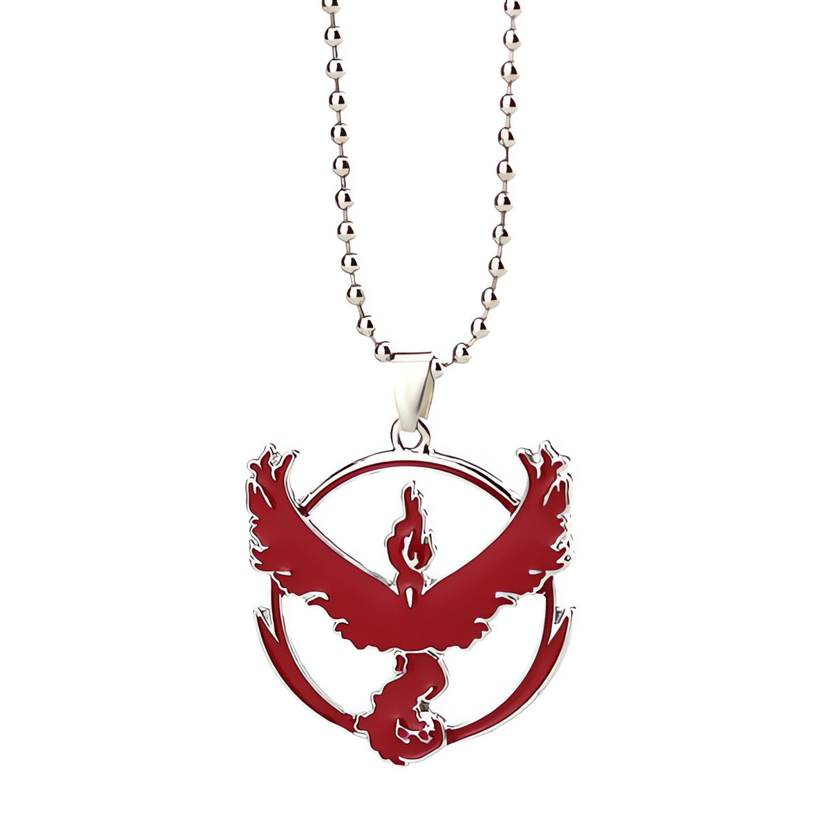 Pokémon GO team necklace in Mystic, Valor and Instinct designs – Team Valor