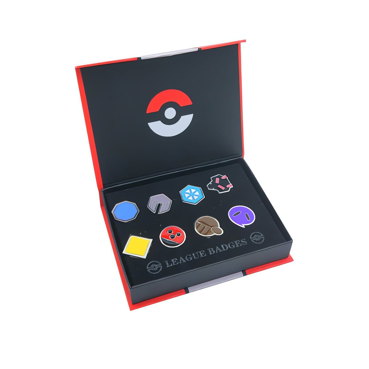 Pokémon gym badge collection in a box – Johto Box