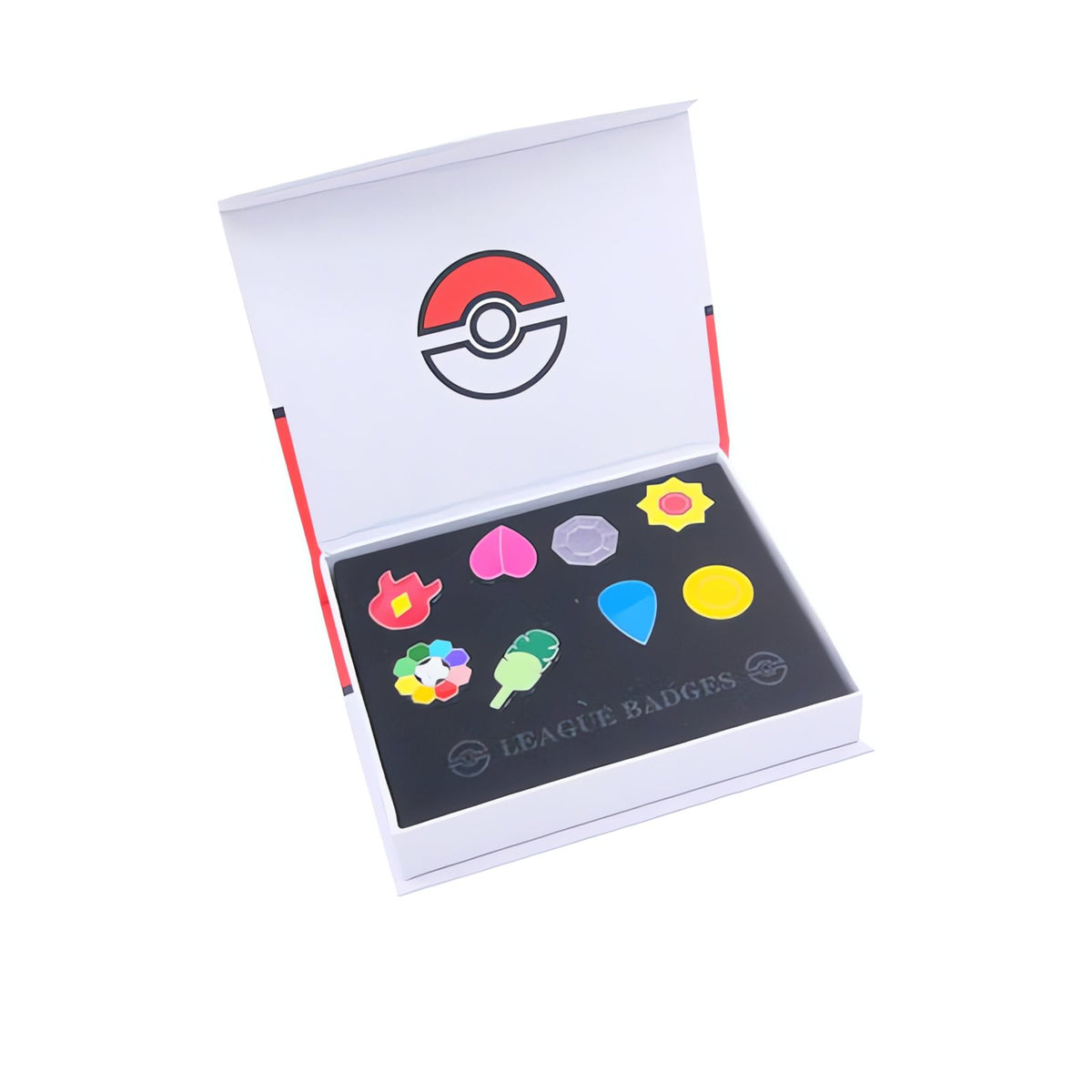 Pokémon gym badge collection in a box – Kanto Box