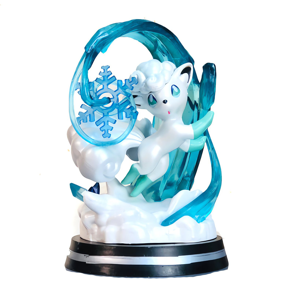 Pokémon habitat figures, Bulbasaur on grass – Ice Vulpix