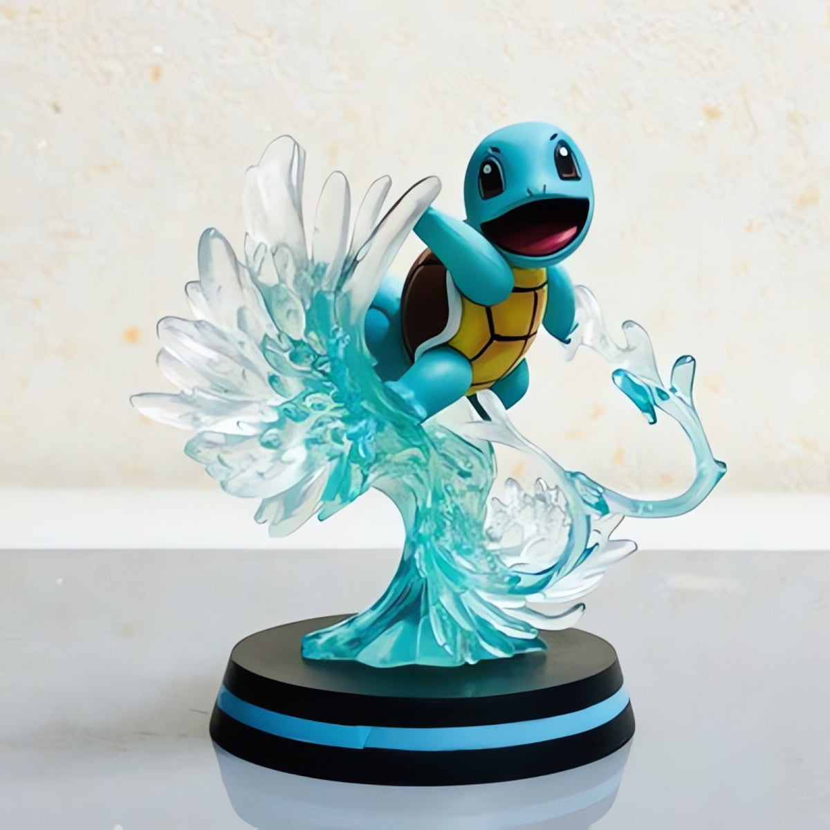 Pokémon habitat figures, Bulbasaur on grass – Squirtle