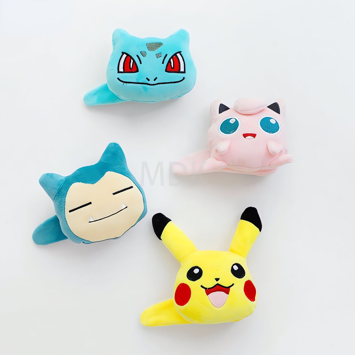 Pokémon hair clips with Pikachu and Snorlax