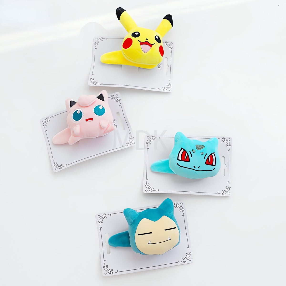 Pokémon hair clips with Pikachu and Snorlax – photo 3