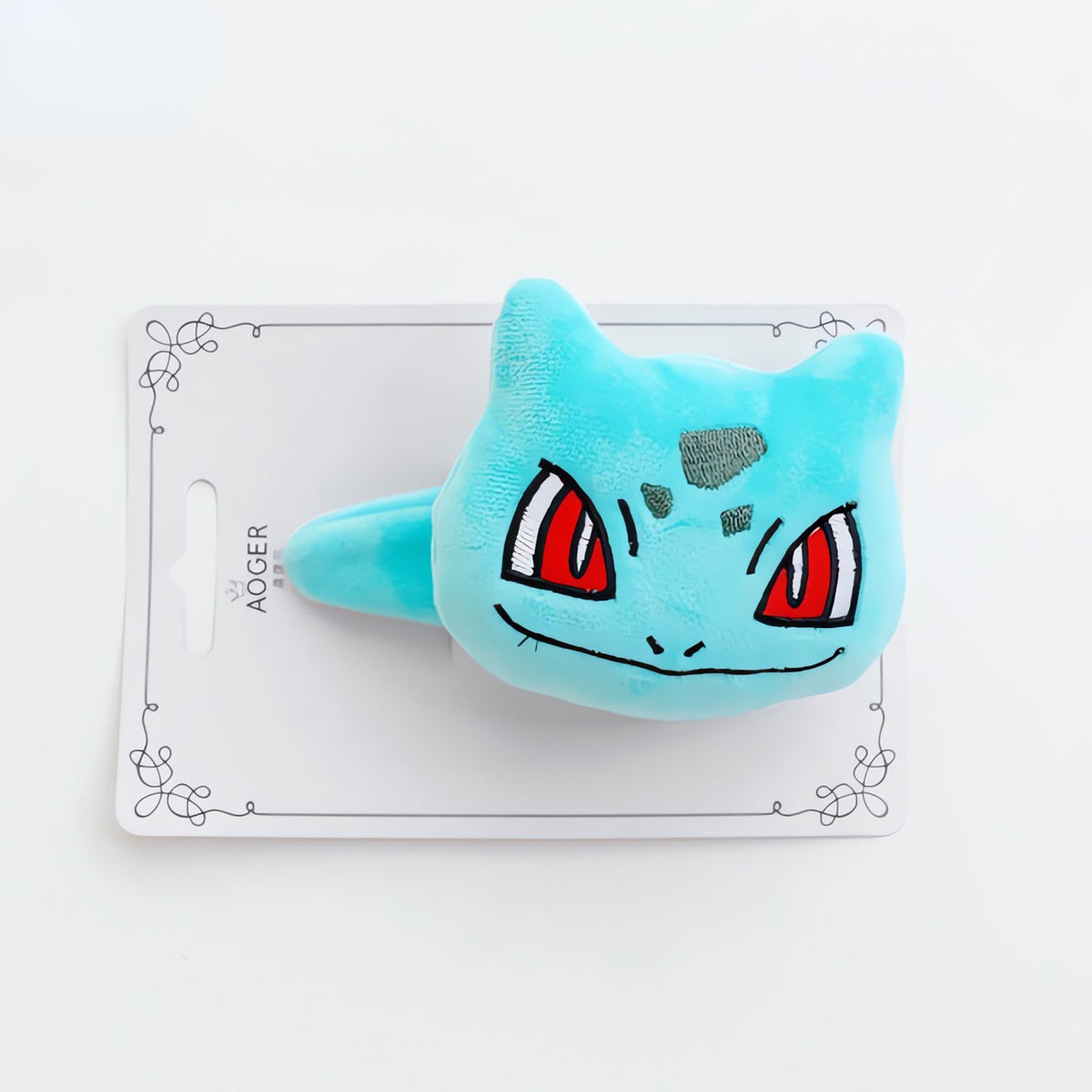 Pokémon hair clips with Pikachu and Snorlax – Bulbasaur