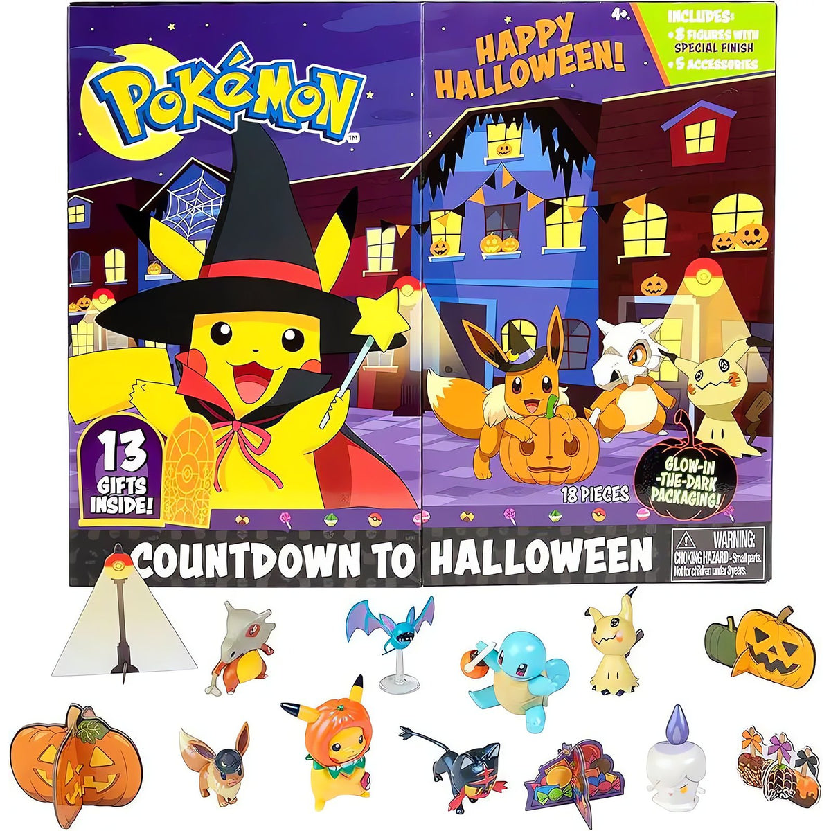 Pokémon Halloween advent calendar with 13 gifts