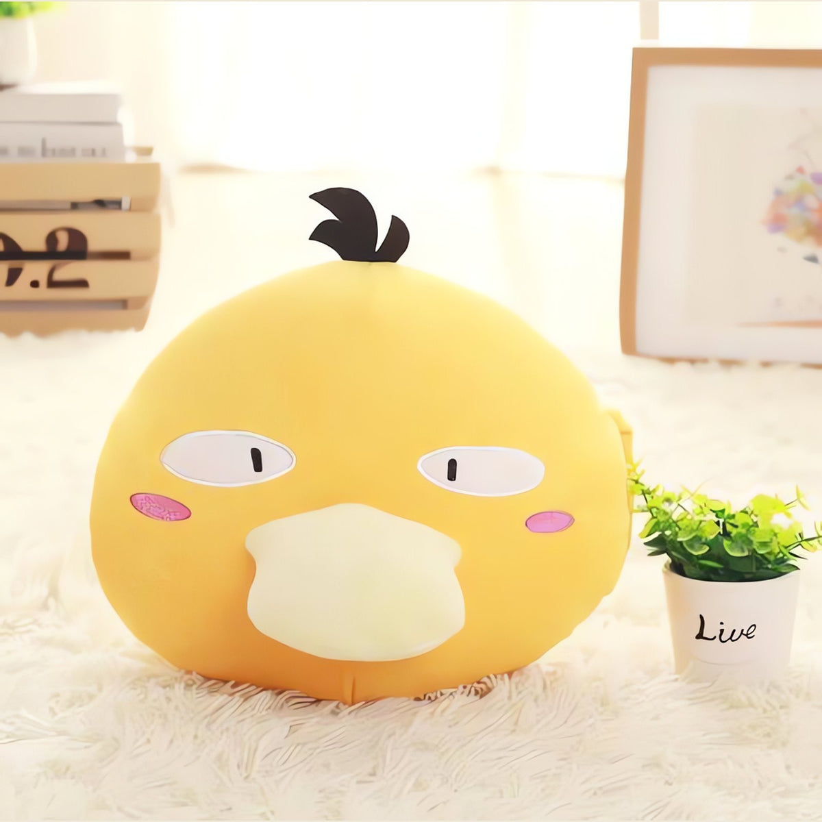 Fluffy Pokémon hand warmer gloves – Psyduck