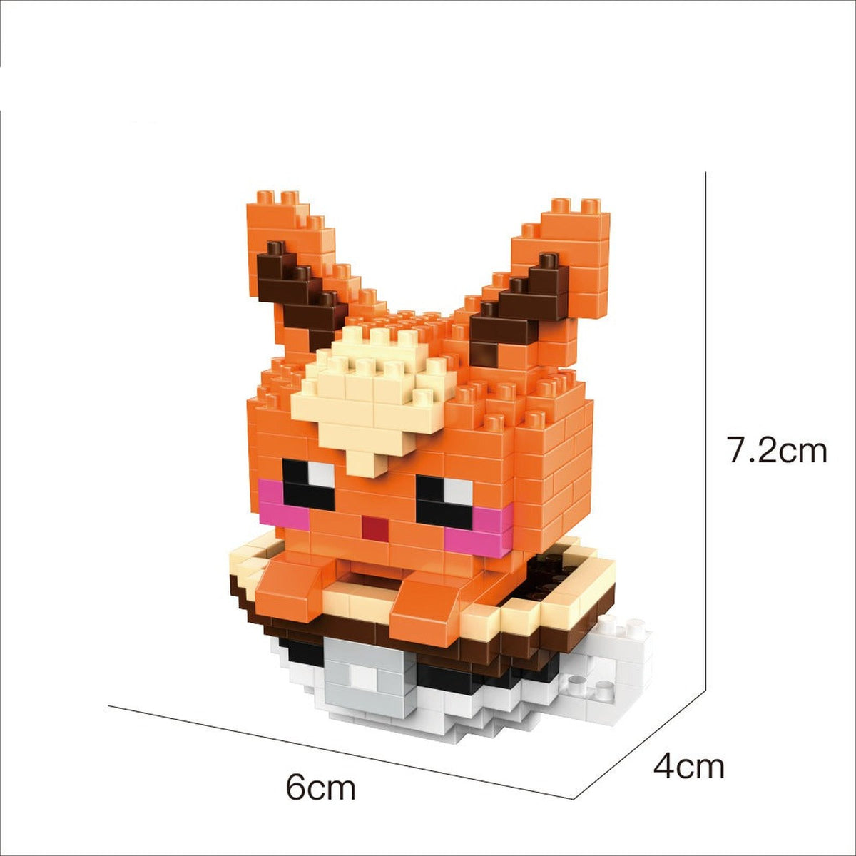 Pokémon building block figure hatching from an egg – photo 2