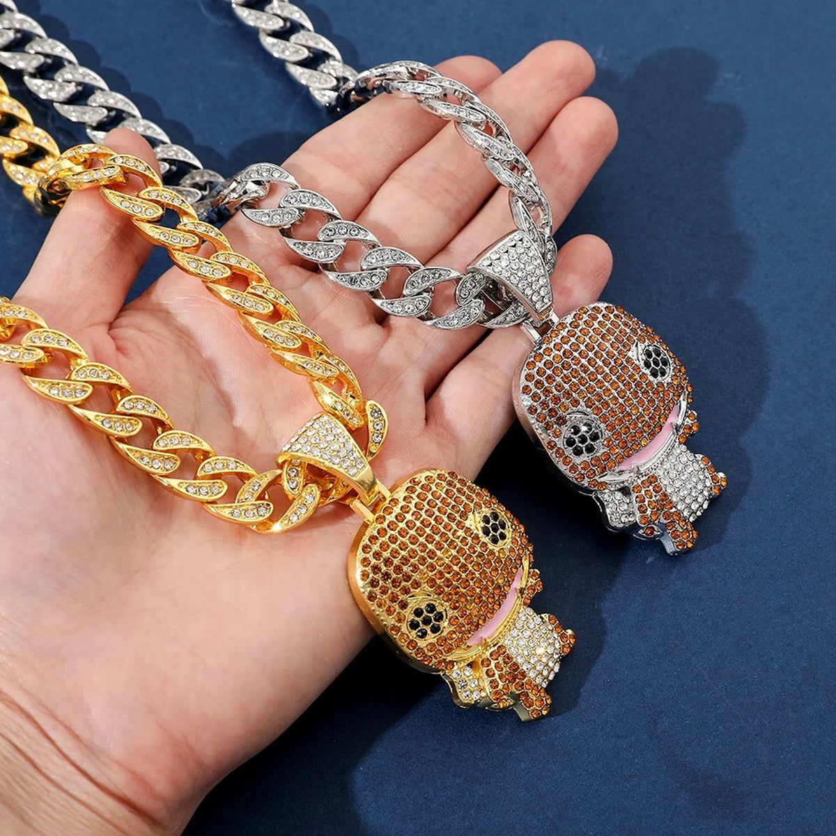 Pokémon hip hop chain necklace with pendant – photo 5
