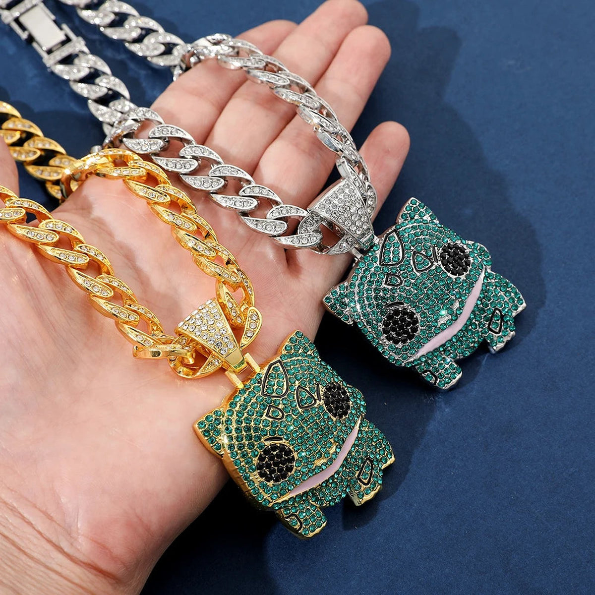 Pokémon hip hop chain necklace with pendant – photo 6