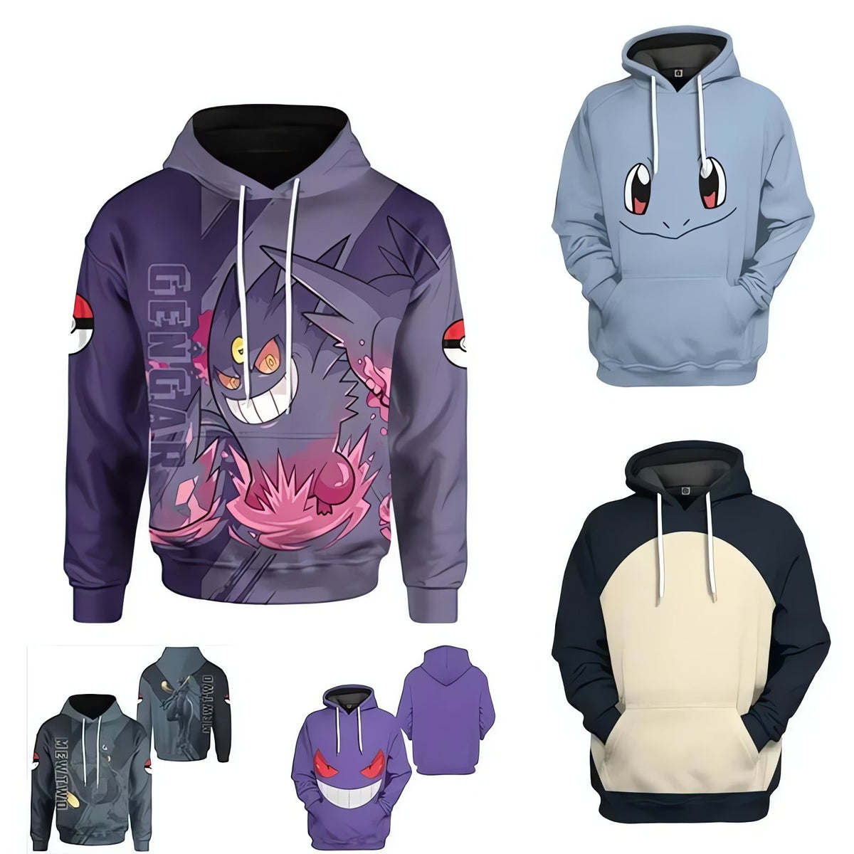 Pokémon hoodie with character print