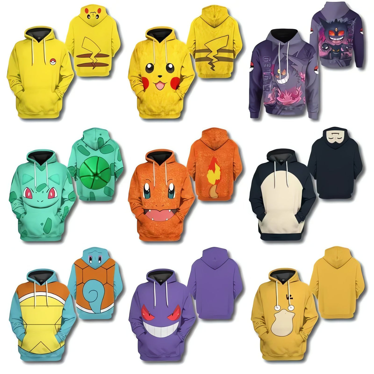 Pokémon hoodie with character print – photo 2