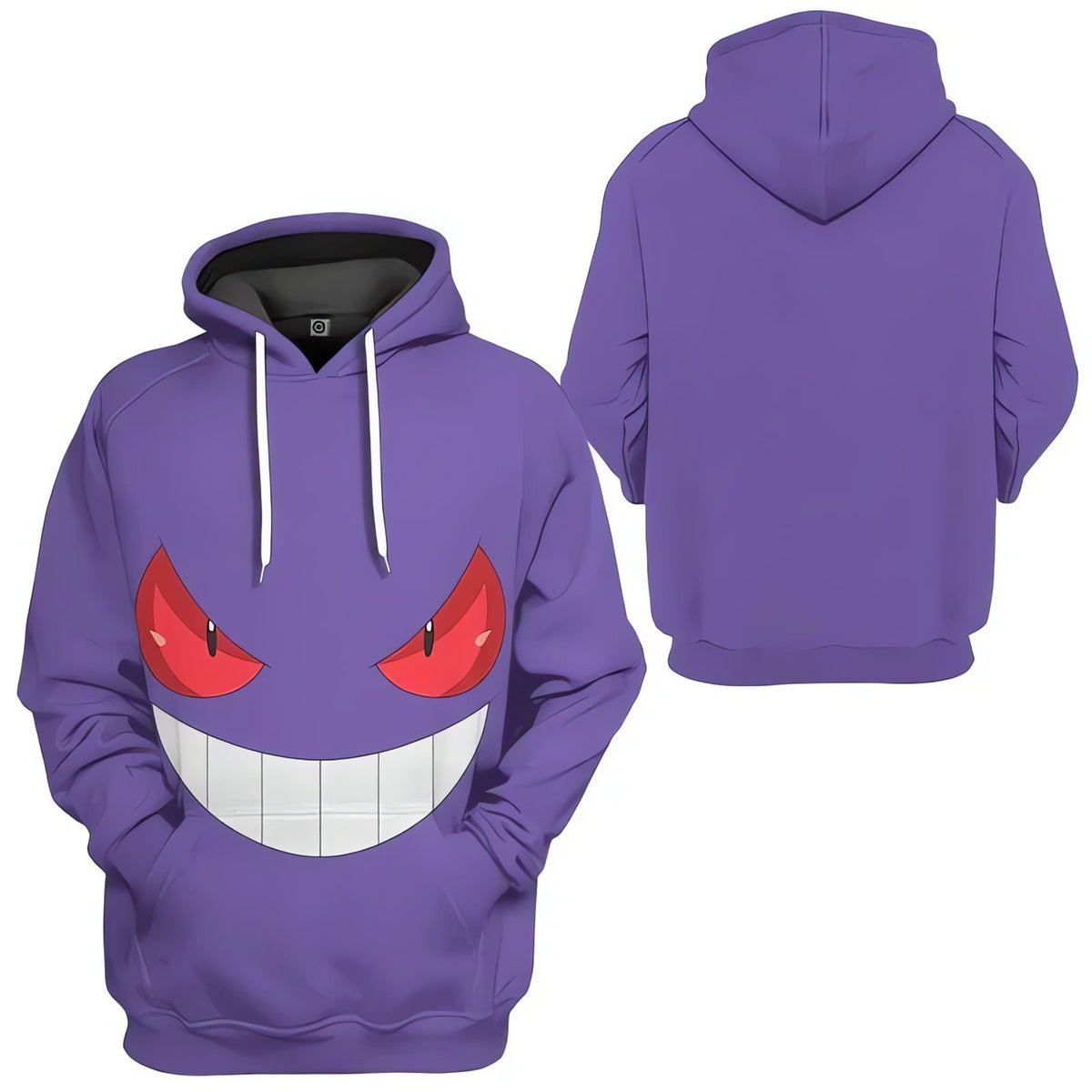 Pokémon hoodie with character print – Gengar 2