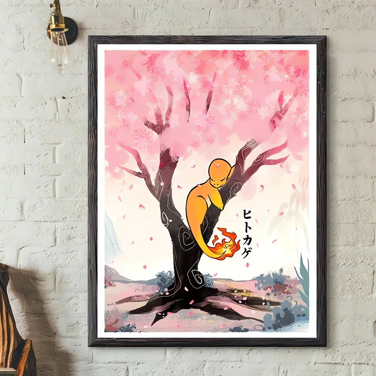 Pokémon wall poster in Japanese style – Charmander