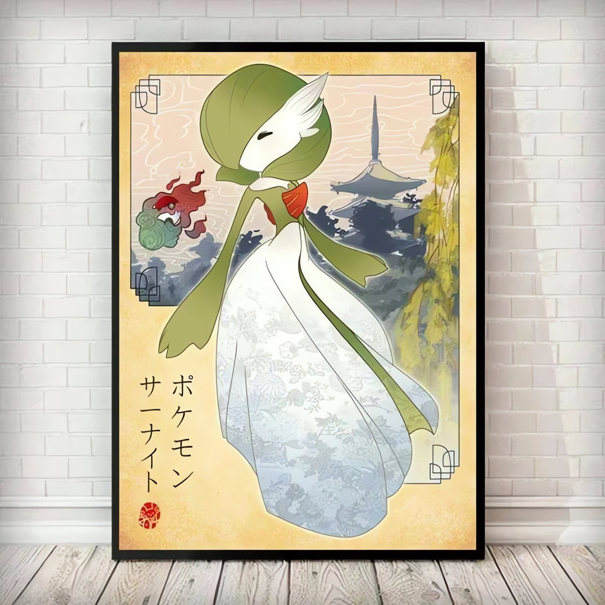 Pokémon wall poster in Japanese style – Gardevoir