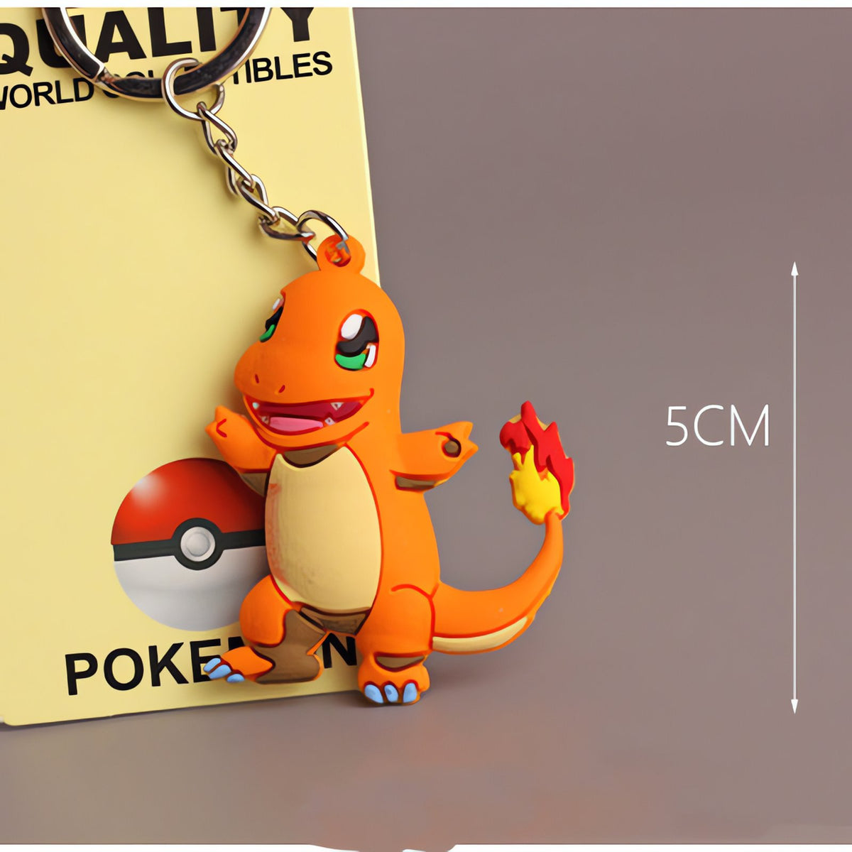 Pokémon keyring in a choice of character designs – Charmander